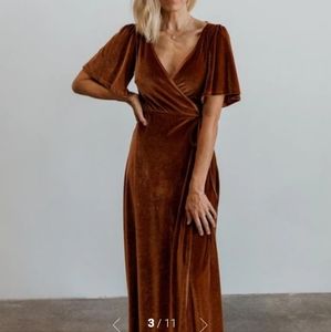 Baltic Born, Color: Spice, Style: Megan Wrap Dress